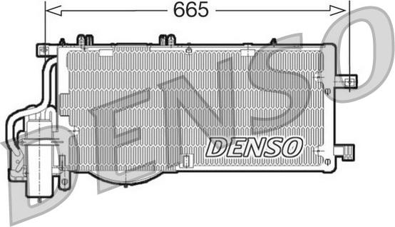 Denso DCN20016 - Condensatore, Climatizzatore www.autoricambit.com