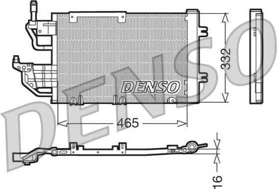 Denso DCN20013 - Condensatore, Climatizzatore www.autoricambit.com