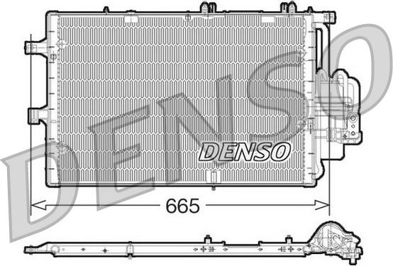 Denso DCN20017 - Condensatore, Climatizzatore www.autoricambit.com