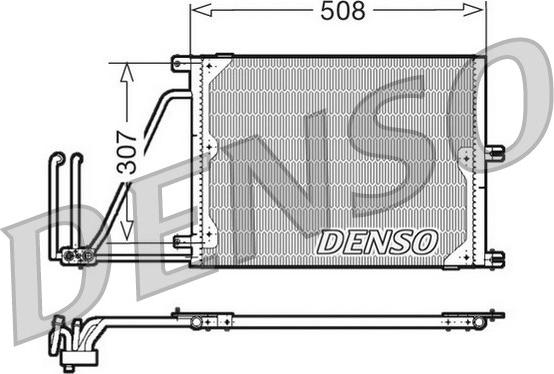 Denso DCN20030 - Condensatore, Climatizzatore www.autoricambit.com