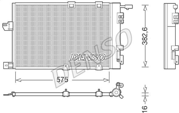 Denso DCN20038 - Condensatore, Climatizzatore www.autoricambit.com