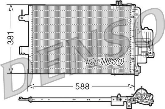 Denso DCN20021 - Condensatore, Climatizzatore www.autoricambit.com