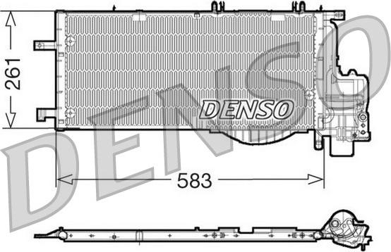 Denso DCN20022 - Condensatore, Climatizzatore www.autoricambit.com