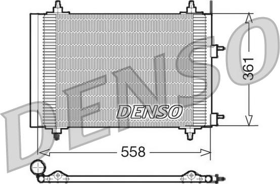 Denso DCN21015 - Condensatore, Climatizzatore www.autoricambit.com