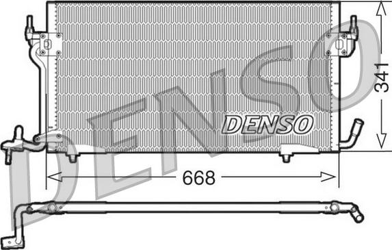 Denso DCN21011 - Condensatore, Climatizzatore www.autoricambit.com