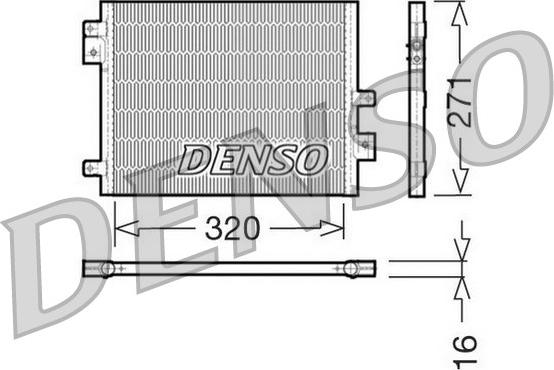 Denso DCN28002 - Condensatore, Climatizzatore www.autoricambit.com