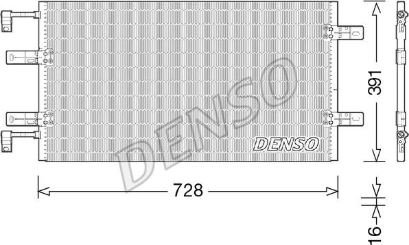 Denso DCN23036 - Condensatore, Climatizzatore www.autoricambit.com