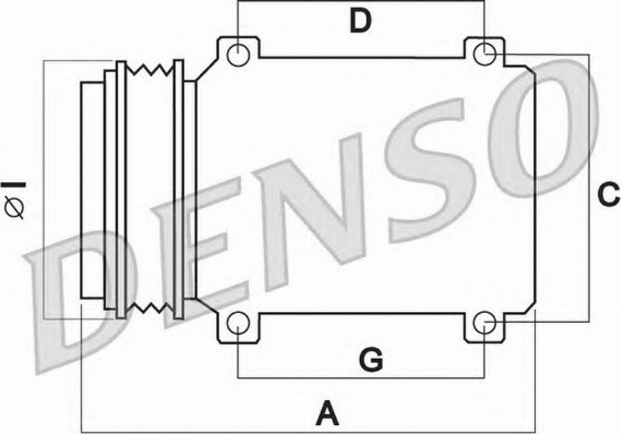 Denso DCP01002 - Compressore, Climatizzatore www.autoricambit.com