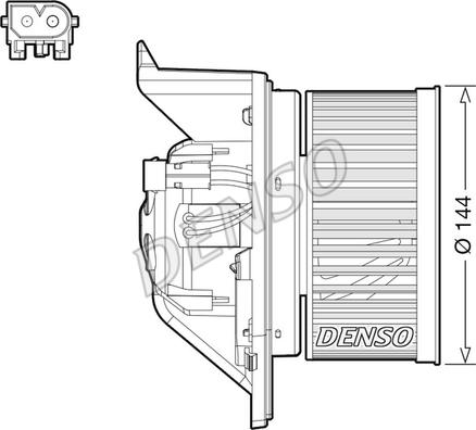 Denso DEA05005 - Ventilatore abitacolo www.autoricambit.com