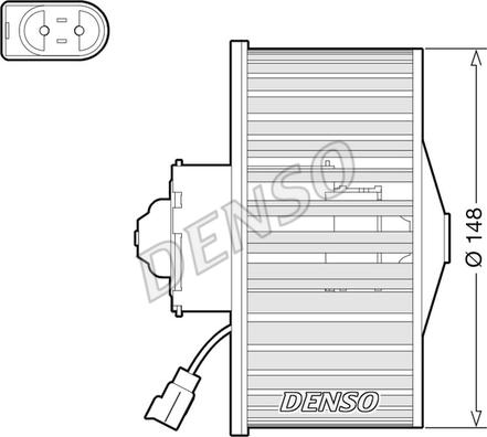 Denso DEA10054 - Ventilatore abitacolo www.autoricambit.com