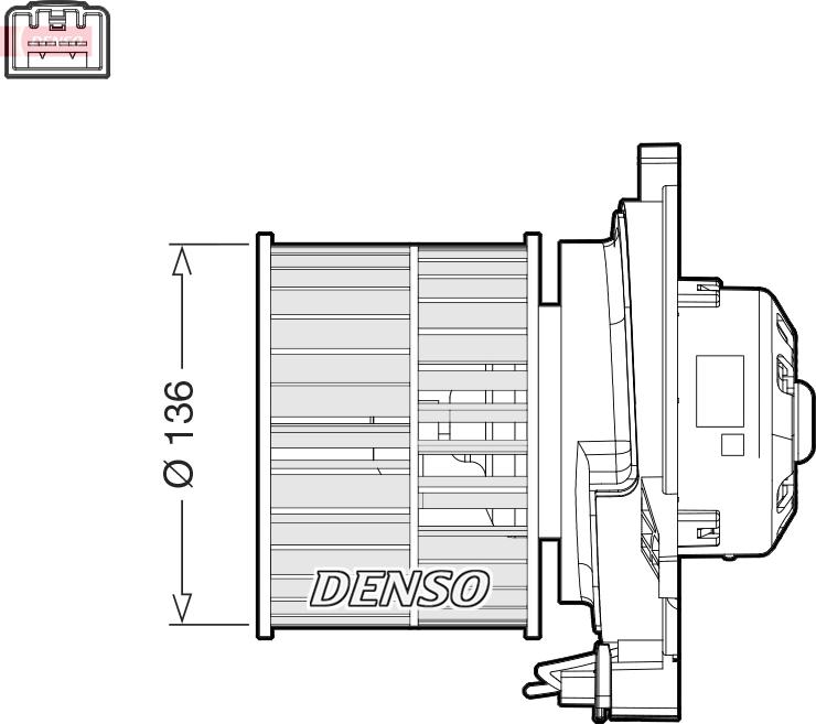 Denso DEA10055 - Ventilatore abitacolo www.autoricambit.com