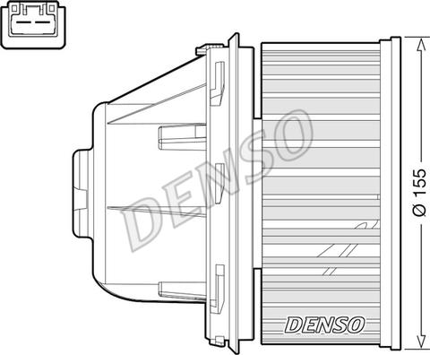 Denso DEA10053 - Ventilatore abitacolo www.autoricambit.com