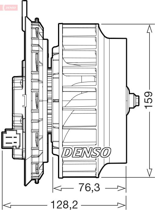 Denso DEA17016 - Ventilatore abitacolo www.autoricambit.com