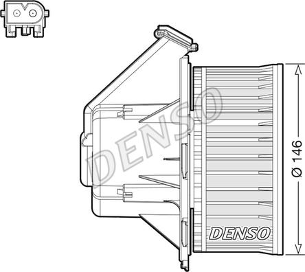 Denso DEA17032 - Ventilatore abitacolo www.autoricambit.com