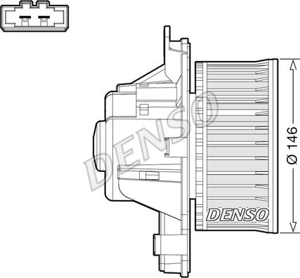 Denso DEA21014 - Ventilatore abitacolo www.autoricambit.com