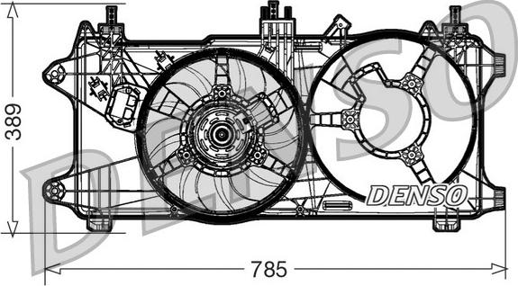 Denso DER09084 - Ventola, Raffreddamento motore www.autoricambit.com