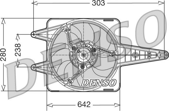 Denso DER09029 - Ventola, Raffreddamento motore www.autoricambit.com