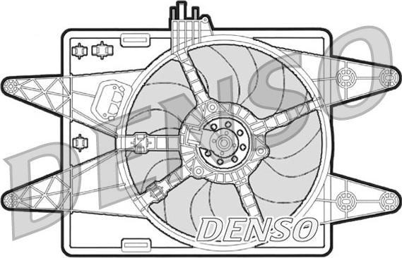 Denso DER09022 - Ventola, Raffreddamento motore www.autoricambit.com