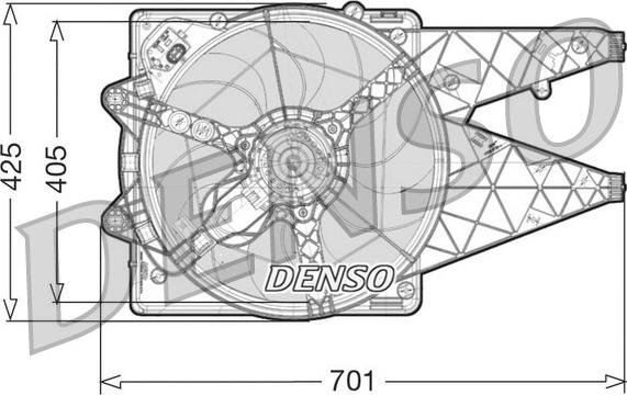 Denso DER09100 - Ventola, Raffreddamento motore www.autoricambit.com