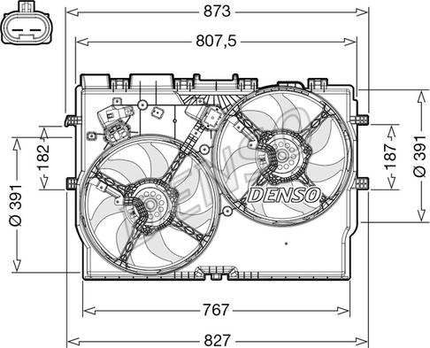 Denso DER09310 - Ventola, Raffreddamento motore www.autoricambit.com