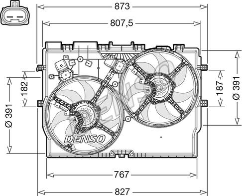 Denso DER09311 - Ventola, Raffreddamento motore www.autoricambit.com