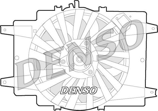 Denso DER01008 - Ventola, Raffreddamento motore www.autoricambit.com