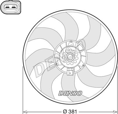 Denso DER02006 - Ventola, Raffreddamento motore www.autoricambit.com