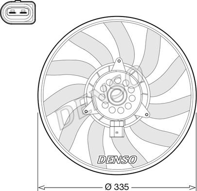 Denso DER02008 - Ventola, Raffreddamento motore www.autoricambit.com