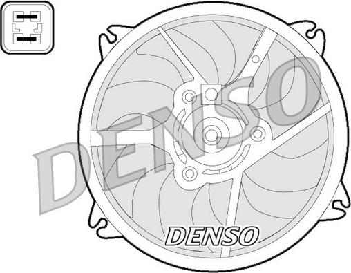 Denso DER07006 - Ventola, Raffreddamento motore www.autoricambit.com