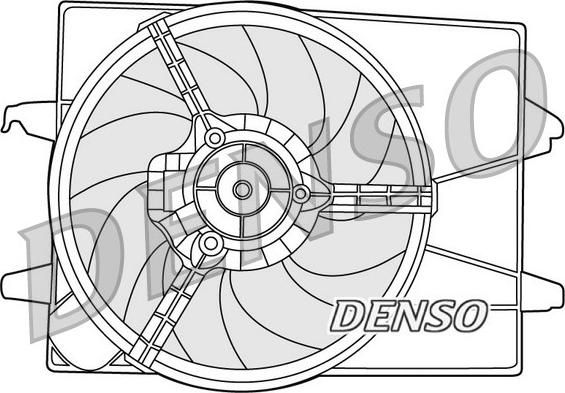 Denso DER10003 - Ventola, Raffreddamento motore www.autoricambit.com