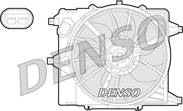 Denso DER23003 - Ventola, Raffreddamento motore www.autoricambit.com