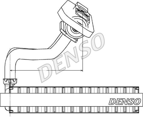 Denso DEV09020 - Evaporatore, Climatizzatore www.autoricambit.com