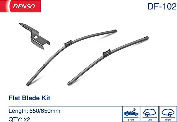 Denso DF-102 - Spazzola tergi www.autoricambit.com