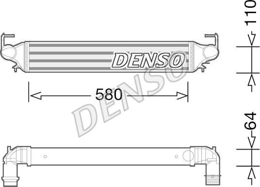 Denso DIT09118 - Intercooler www.autoricambit.com