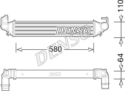 Denso DIT09117 - Intercooler www.autoricambit.com