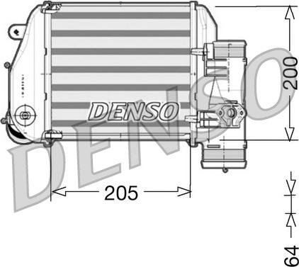 Denso DIT02024 - Intercooler www.autoricambit.com