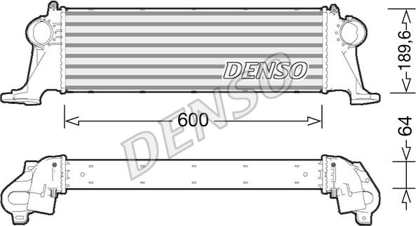 Denso DIT12004 - Intercooler www.autoricambit.com