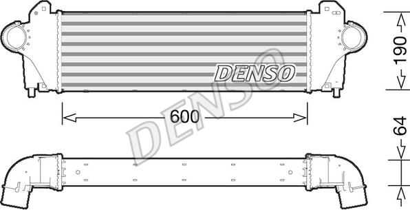 Denso DIT12005 - Intercooler www.autoricambit.com