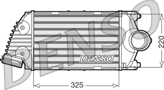 Denso DIT28016 - Intercooler www.autoricambit.com