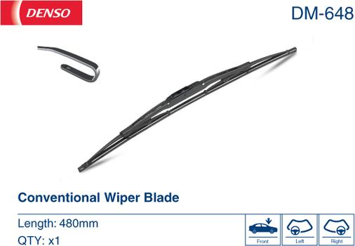 Denso DM-648 - Spazzola tergi www.autoricambit.com