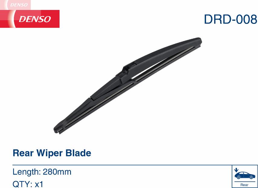 Denso DRD-008 - Spazzola tergi www.autoricambit.com