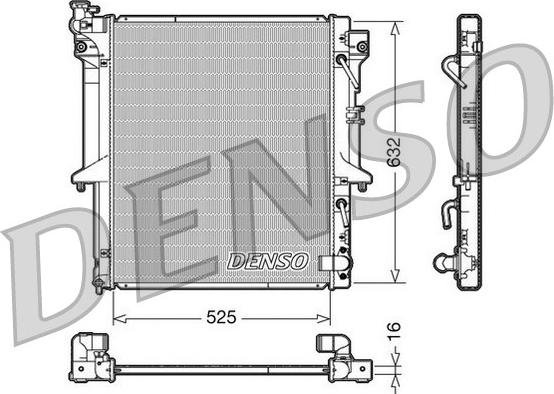 Denso DRM45018 - Radiatore, Raffreddamento motore www.autoricambit.com