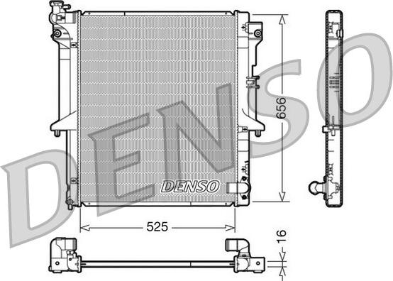 Denso DRM45017 - Radiatore, Raffreddamento motore www.autoricambit.com