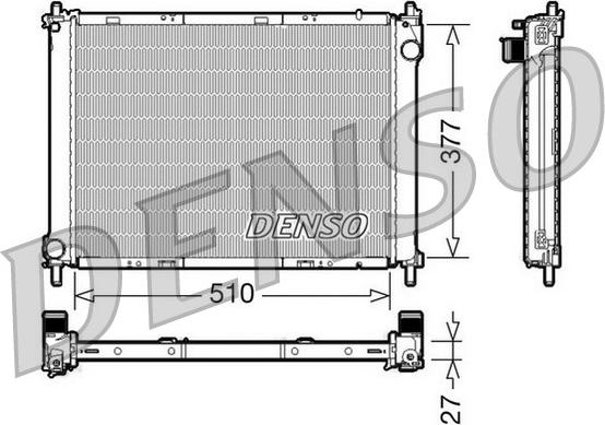 Denso DRM46022 - Radiatore, Raffreddamento motore www.autoricambit.com