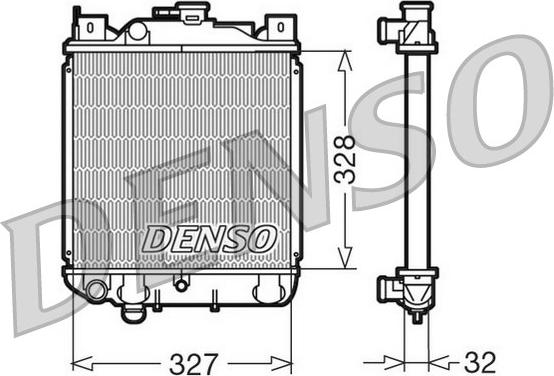 Denso DRM47006 - Radiatore, Raffreddamento motore www.autoricambit.com