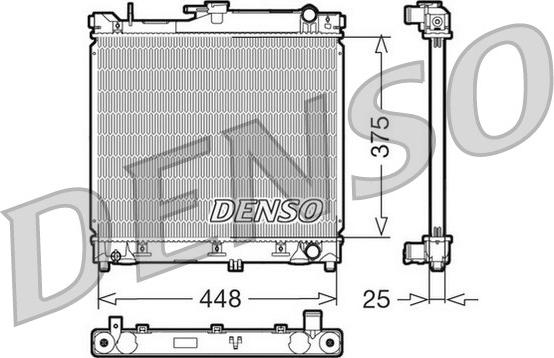 Denso DRM47014 - Radiatore, Raffreddamento motore www.autoricambit.com