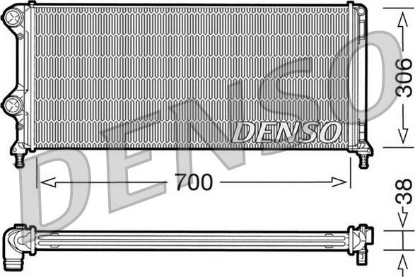 Denso DRM09060 - Radiatore, Raffreddamento motore www.autoricambit.com