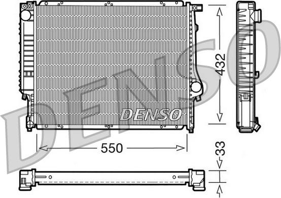 Denso DRM05023 - Radiatore, Raffreddamento motore www.autoricambit.com