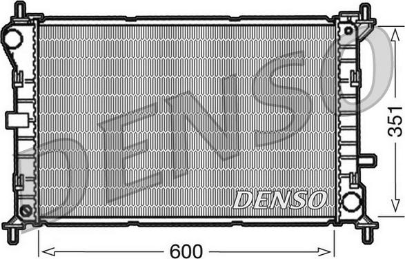 Denso DRM10051 - Radiatore, Raffreddamento motore www.autoricambit.com