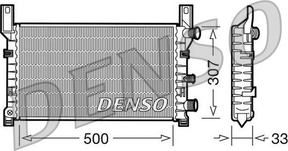 Denso DRM10035 - Radiatore, Raffreddamento motore www.autoricambit.com